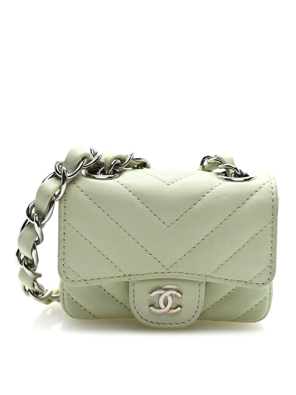 Chanel Sheepskin Chevron Quilted Mini #281181C19B